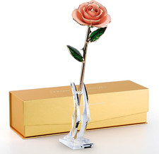 Gold Dipped Rose, 24K Gold Rose - Genuine Hand-Dipped Real Rose in 24K Gold - On
