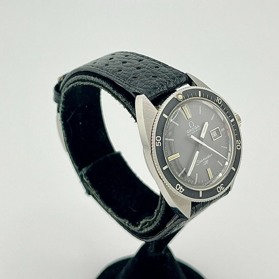 G2U VINTAGE OMEGA SEAMASTER 120 565007 BLACK DIAL AUTOMATIC SS 31MM 1960S - Image 3 of 4