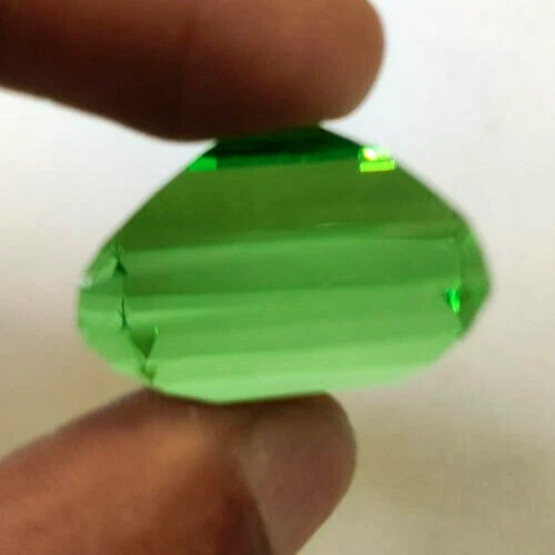 AAA+ 53.15 Ct. Large Green Amethyst Square Cut Loose Gemstone Gift for Women/Her - Image 3 of 4