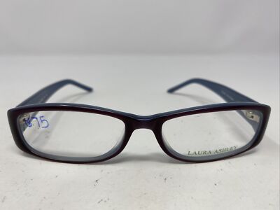 Laura Ashley Brie Plum Sky 52-16-135 Purple/Blue Full Rim Eyeglasses Frame AE36