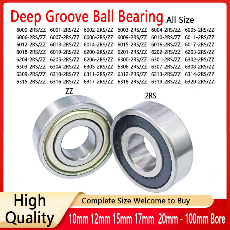 Bearings High Quality 6000-6019 6200-6300-6320 2RS/ZZ Series Bearings High Quality 6000-6019 6200-6300-6320 2RS/ZZ Series