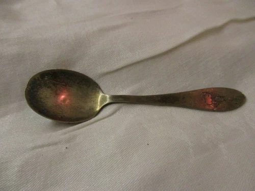 Vintage Gorham Sterling Baby Spoon White Rabbit