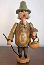 Pilzsammler  Räuchermann Erzgebirge DDR Expertic  19 cm 