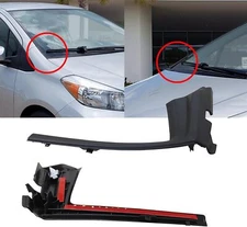For Toyota Yaris 2012-2014 L+R Front Windshield Wiper Side Cowl Extension Cover