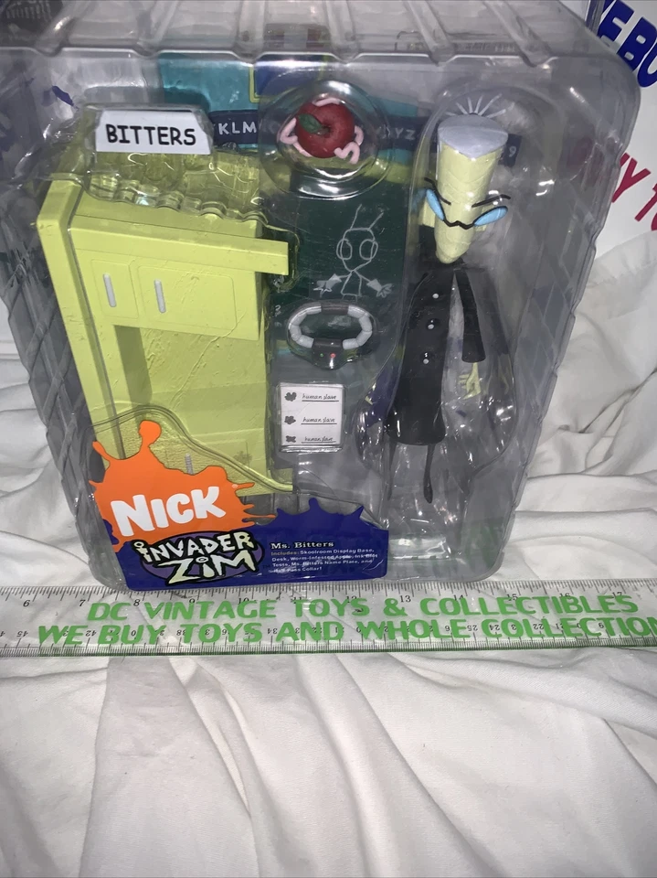 Palisades Nick Ms Bitters  “Invader Zim” Series 1 Action Figure sealed in box - Image 4 of 4