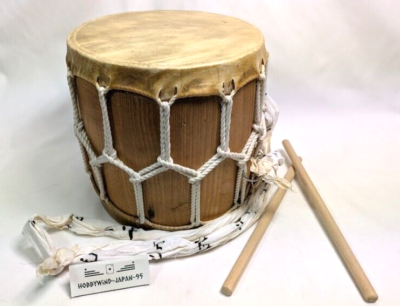 Japanese Taiko Drum] “Okedo Daiko (Bucket Drum)Bachi and Carrying