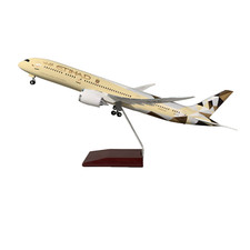 Modellino aereo extra large Etihad Boeing 787-9 LED - scala 1/150