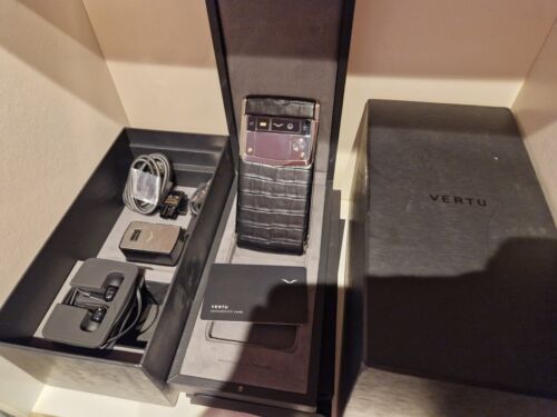Vertu Signature Touch 24k GOLD EDITION, Alligatorleder, UNIKAT, Full Pack - Bild 2 von 24