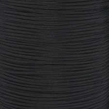 Marine 550 Paracord from West Coast Paracord Spools Black 550 Type III 7 Strand