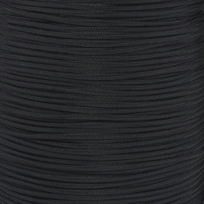 Marine 550 Paracord from West Coast Paracord Spools Black 550 Type III 7 Strand