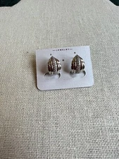 WOMEN EARRINS MUJER ARETES SILVER ZIRCONIA HIGH QUALITY SILVER PLATED NEW