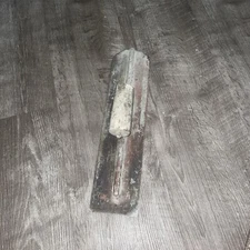 Vintage Concrete Finishing Trowel With Wood Handle 15 1/4 3”
