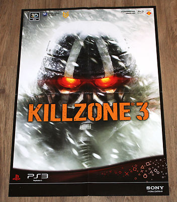Killzone 3 very rare promo Poster 60x42cm