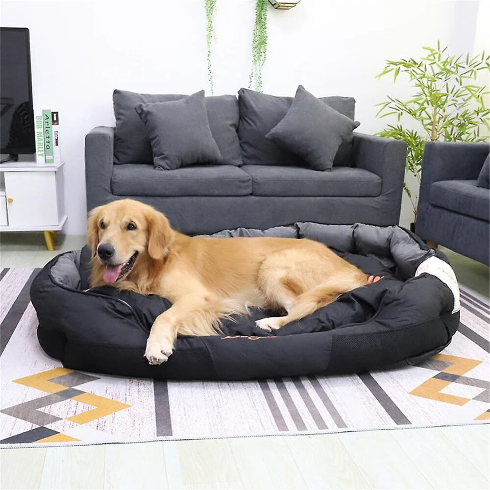 L XL XXL Dog Bed Waterproof Sofa Dog Pet Bolsters Removable Cushion Anti-scratch - Image 3 of 4