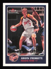 2001 Fleer WNBA #10 Jurgita Streimikyte  Basketball FEVER NM-MT