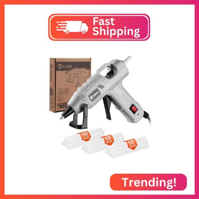 #ad Mini Hot Glue Gun Kit：DEKOPRO 20Watt High Temp Glue Guns Tool with 55 Inch Cord $11.54
