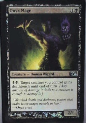 Onyx Mage - Magic 2012 (M12): #103, Magic: The Gathering - Foil Lp C250