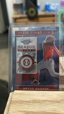 2020 Panini Chronicles Contenders Bryce Harper #16 Blue Ice /99