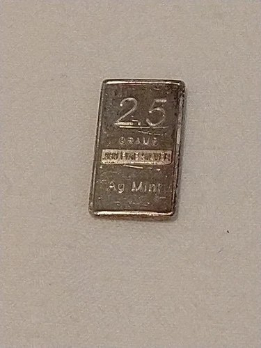 AG Mint Bridge 2.5 Grams .999 Fine Silver RARE!!!