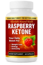 Pure Raspberry Ketone Diet Pills Fat Burner Works Fast For Women and Men 1000 mg