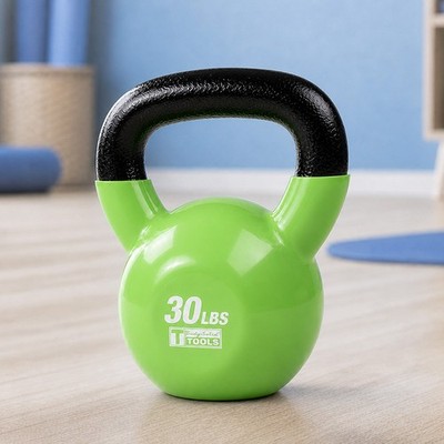 Body-Solid Vinyl Dipped Kettlebells and Sets, from 5 to 50 lb.