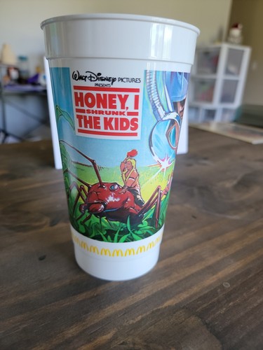 Vintage McDonalds 1988 Honey I Shrunk The Kids Movie Drinking Cup