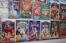 12 Classic Disney VHS tapes . Disney VHS Lot