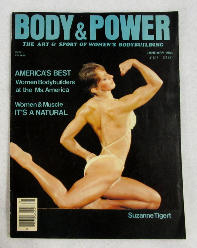 RARE VINTAGE 1983 PAIR OF BODY & POWER WOMEN'S BODY BUILDING VOL 2 ISSUES #5 &6