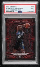 2022-23 Panini Obsidian Electric Etch Red 1/5 Bennedict Mathurin PSA 9 MINT 9l4