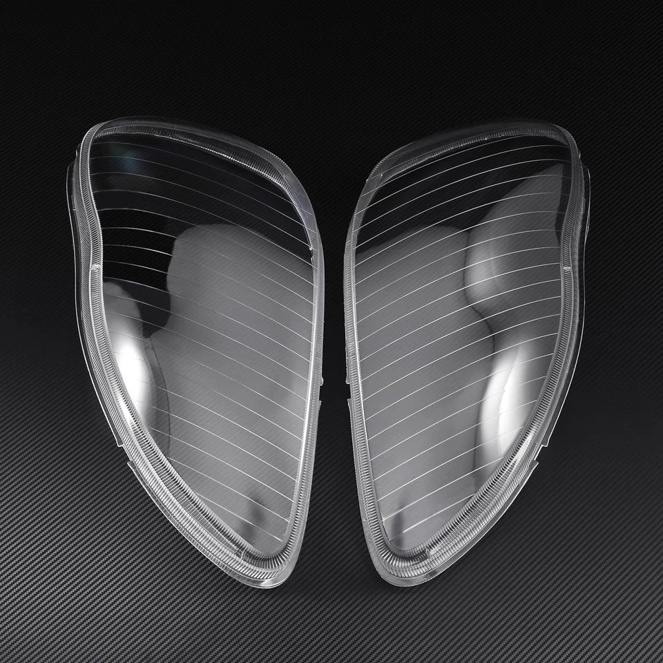 1Pair Headlight Lens Cover Fit For Mercedes-Benz W220 S430 S500 S600 1998-2006 Foto 2 de 4