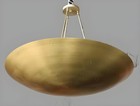 Mid century 4 Light Brass Perforated Chandelier Elegance Italian Modern Pendant