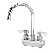 Krowne 14401L Royal Series Wall Mount Faucet w/ 6 in Swivel Gooseneck