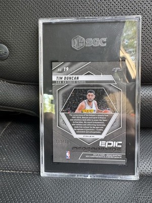 2024-25 Panini Mosaic - Epic Performers Tim Duncan #19 Ice Mosaic