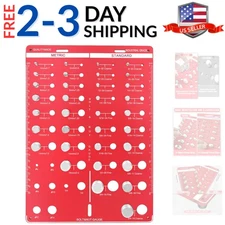 42 Thread Checker - Nut and Bolt Thread Checker Standard and Metric, Bolt Siz...