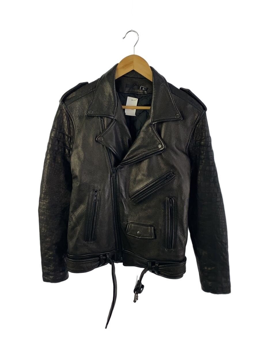 Blk Dnm Double Riders Jacket/Xs/Goat Leather/Blk 3570