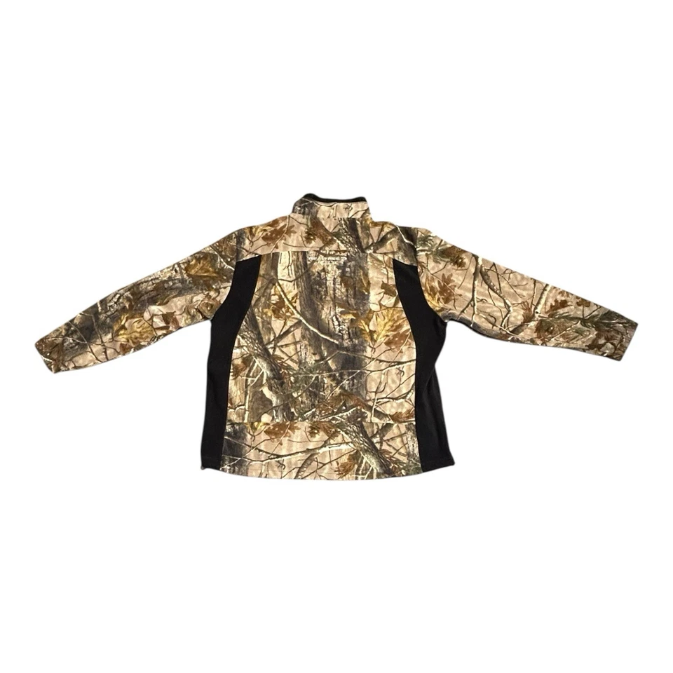 Realtree Pro Series Full-Zip Camo Fleece Jacket Trefoil  Mens XXL - Image 4 of 4