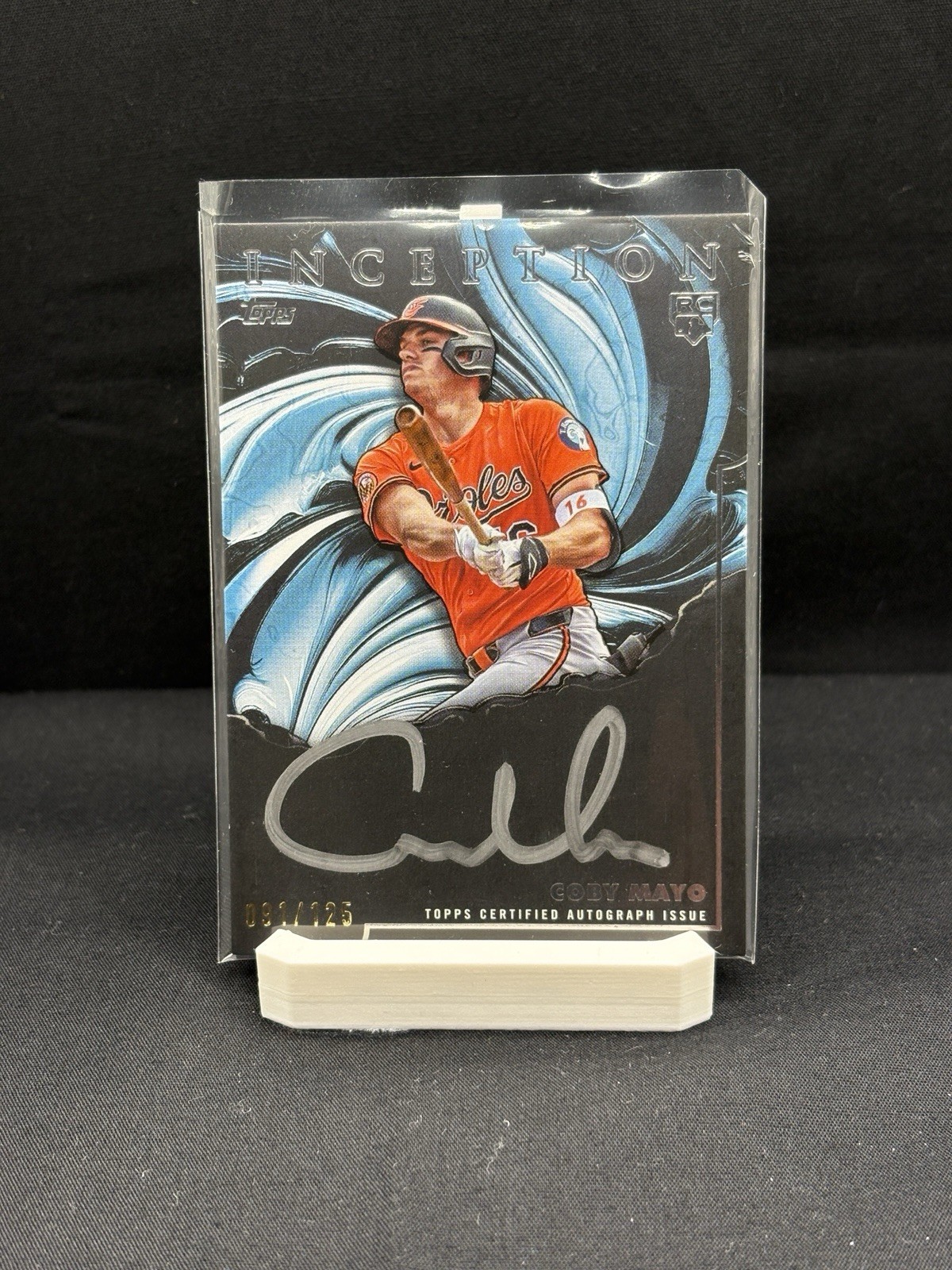 2025 Topps Inception - Coby Mayo RC - Silver Ink  /125