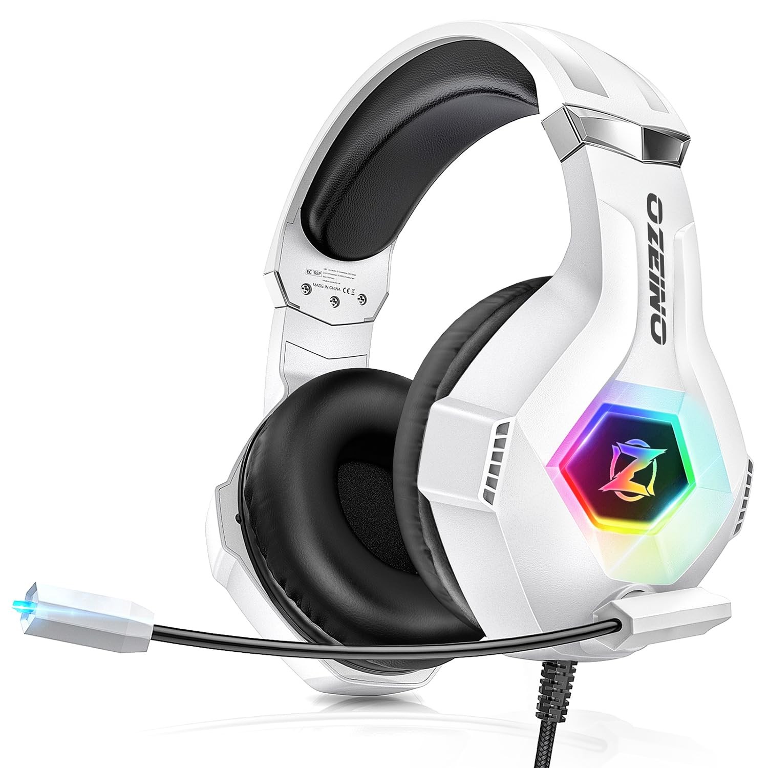 Cuffie Gaming Ozeino 3D Audio | Microfono Noise Cancelling per Pro-Gamer