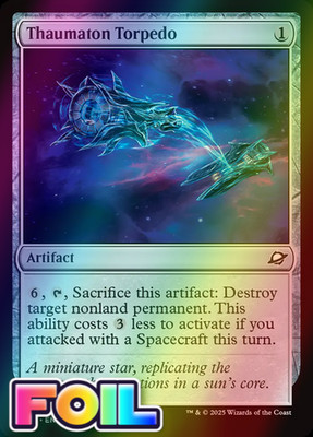 x1 Thaumaton Torpedo FOIL EOE Edge of Eternities MTG 246 M/NM 1x