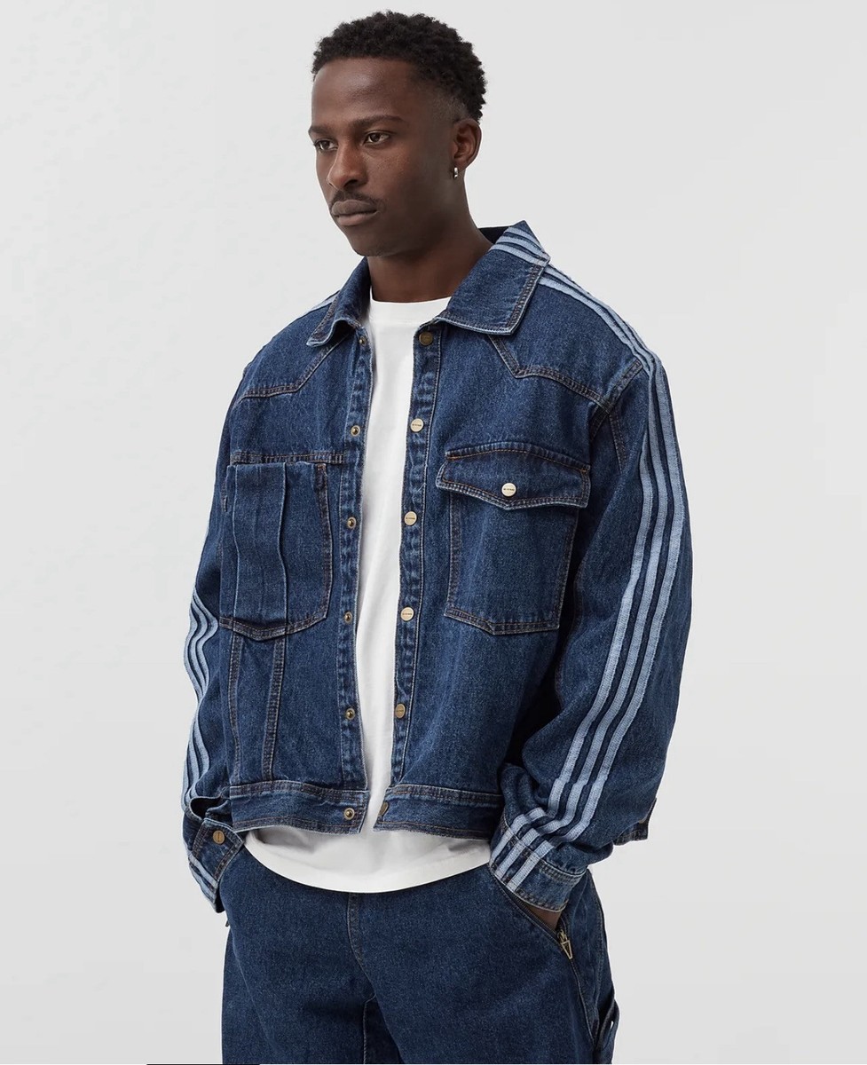 Adidas-Ivy Park-Beyonce Denim Jacket HG6544 Size 2XL-UNISEX Adidas-Ivy Park-Beyonce Denim Jacket HG6544 Size 2XL-UNISEX