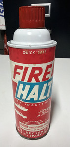 Vintage Fire Halt Extinguisher 1965