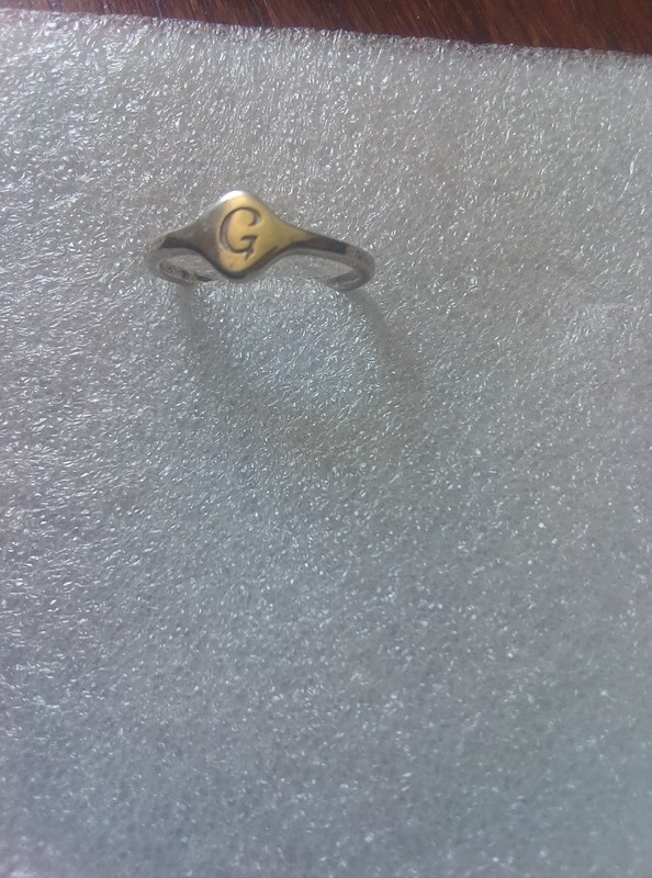 James Avery Petite Signet Initial Ring