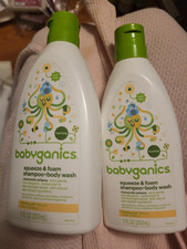 Babyganics Shampoo & Body Wash Lot Of 2