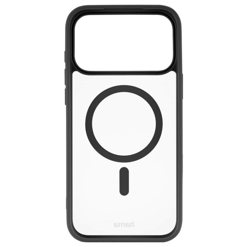 Coque iPhone 17 Pro Max noir Hama Frame Protect MagSafe antichoc