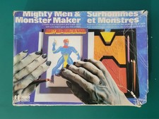 Vintage 1979 Mighty Men Monster Maker - Canadian Bilingual - Incomplete