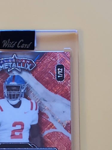 Cedric Johnson 2023 Wild Card #WMM-CJA American Metallix AUTO Rookie RC #1/12 - Picture 3 of 11