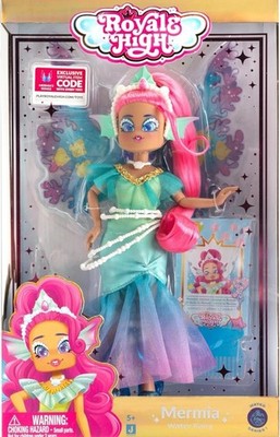 Royal High Mermia Doll - CODE INCLUDED - Water Fairy Mermia Wings Series 1 - New