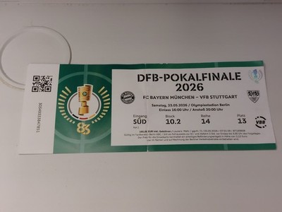 Used Sammler Ticket DFB Pokal Finale 2026 Bayern München vs VfB Stuttgart