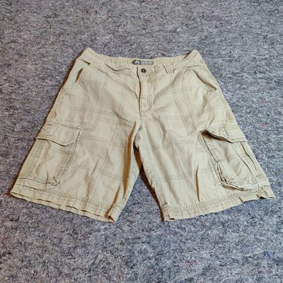 Vintage Nike ACG Cargo Shorts Mens 32 Brown Plaid Y2K Baggy 11