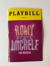 Romy & Michele Playbill Off Broadway Laura Bell Bundy Legally Blonde High School